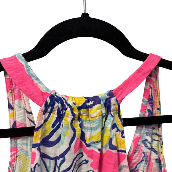 Lilly Pulitzer Sleeveless Minka Seashell Floral Tank Women’s X-Small - Picture 3 of 6